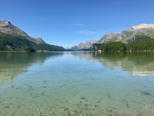 Sils im Engandin, Switzerland, near St. Moritz, a high altitude training paradise.